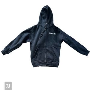 Versailles rhinestone cross hoodie (zip up jacket)